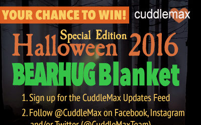 Creating the Halloween 2016 Special Edition CuddleMax BearHug Blanket